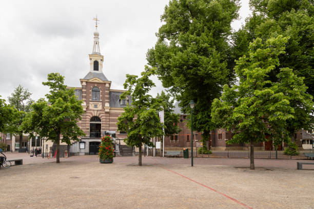 Hilversum, Netherlands, May 29, 2022; Former town hall of Hilversum.