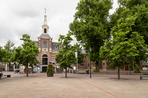 Hilversum, Netherlands, May 29, 2022; Former town hall of Hilversum.