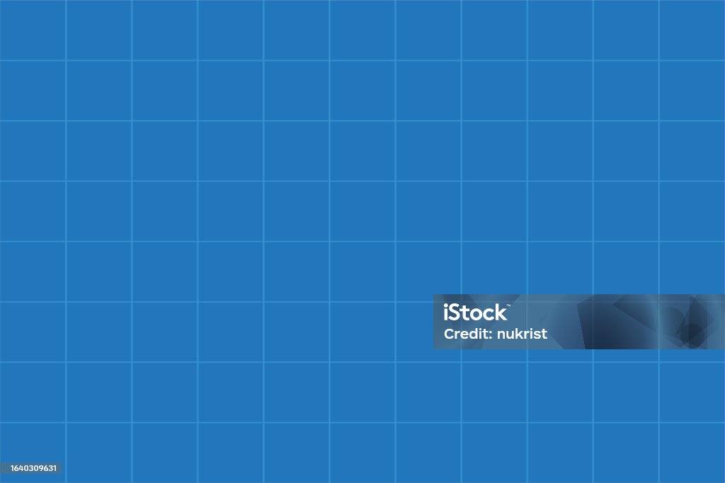 Blueline Grid A Grid Line In Blue Background Isolated Vector Illustration Stock ...