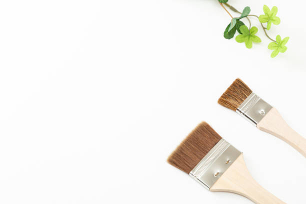 istock A brush for painting on a white background. 1640311080