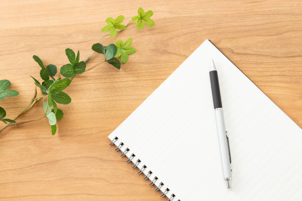 istock A notebook and pen on the desk. 1640311289