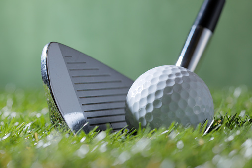 golf image, golf ball and golf club