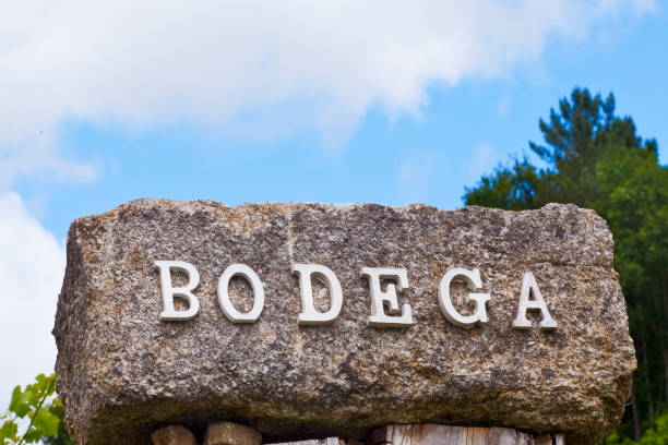istock Winery sign  in springtime, Galicia, Spain. 1640348691