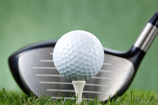 golf image, golf ball and golf club