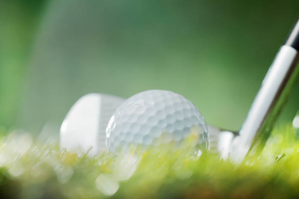 immagine del golf, pallina da golf e mazza da golf - golf swing golf golf club golf ball foto e immagini stock