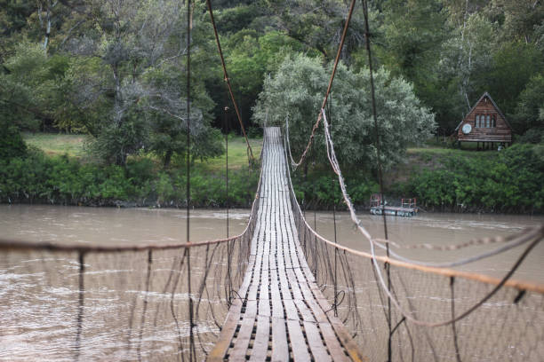 Roope bridge crossing the Kura river in Georgia