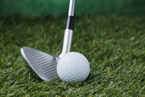 istock golf image, golf ball and golf club 1640361166