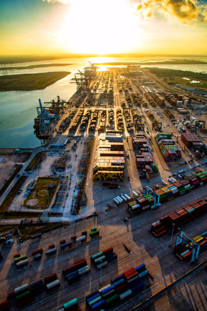 istock Cargo Ships at the Port of Houston 1640383221