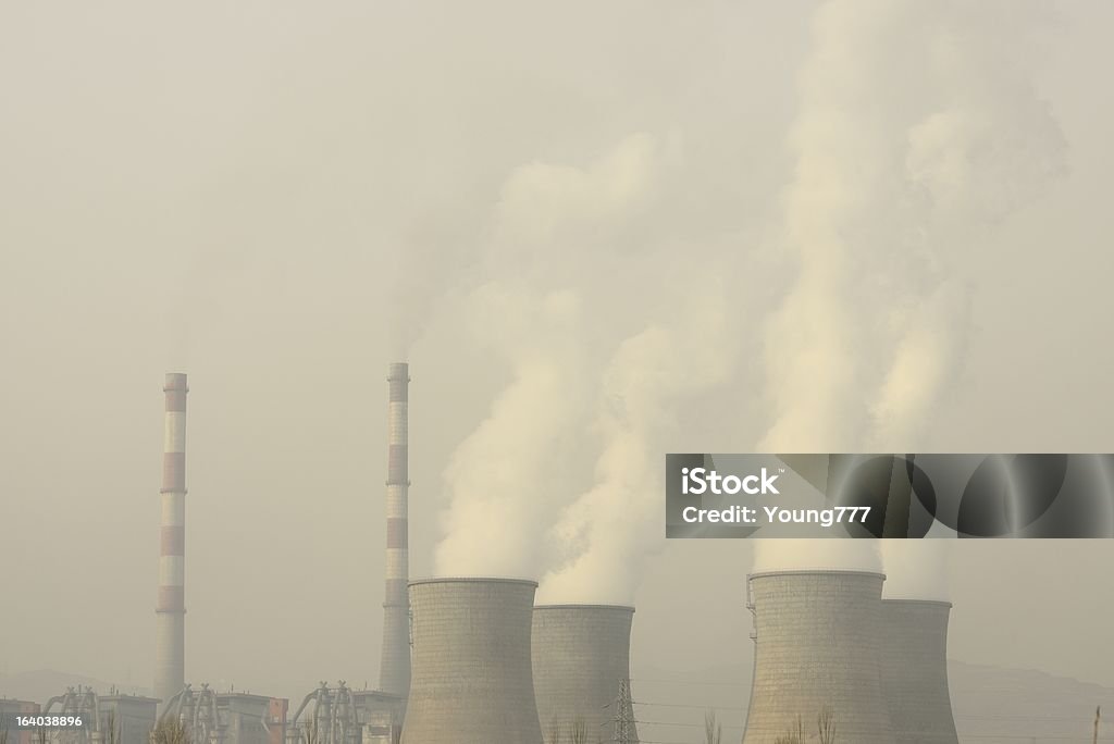 産業用汚染 - アジア大陸のロイヤリティフリーストックフォト