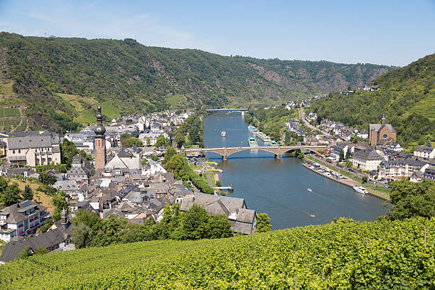 istock Aerial view at Cochem and river Moselle in Germany 164040160