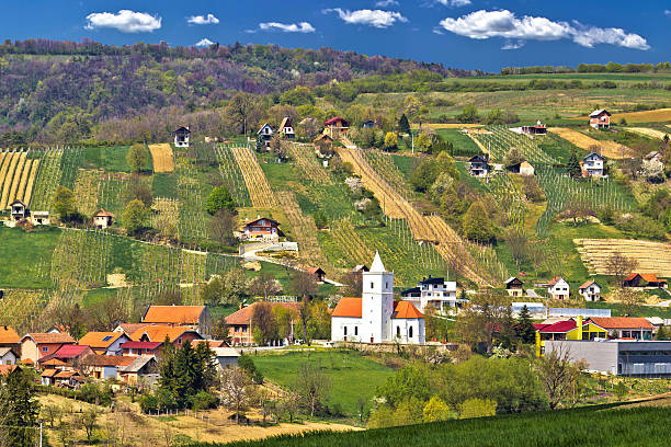 istock Idyllic nature of Prigorje region 164040385
