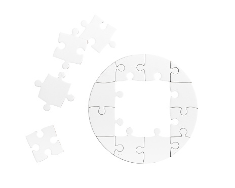 The missing puzzle piece. Symbolizing the quest challenge for completion.