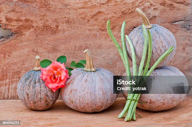 Pumpkins Flores Y Caupí Foto de stock y más banco de imágenes de Alimento - Alimento, Calabaza gigante, Comidas y bebidas