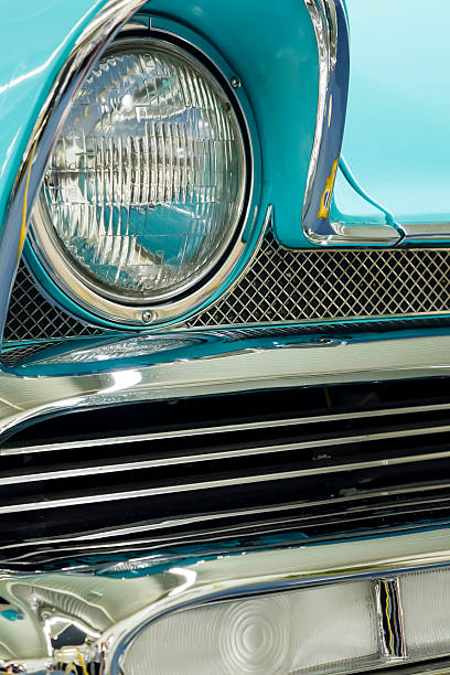 istock Vintage car close up 164045239