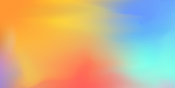 Blurred fluid gradient colourful background with geometric shape element. Modern futuristic background. Can be use for landing page, book covers, brochures, flyers, magazines, any brandings, banners, headers, presentations, and wallpaper backgrounds