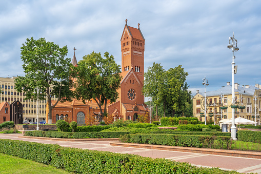 Church of Saints Simon and Helena - Minsk Red Church - Minsk, Belarus