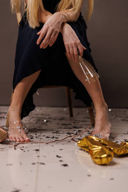 istock Tired after a night out dancing and drinking 1640547230