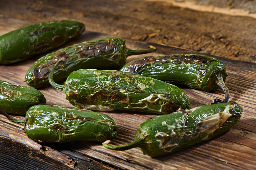 Flame Grilled Jalapeno Peppers