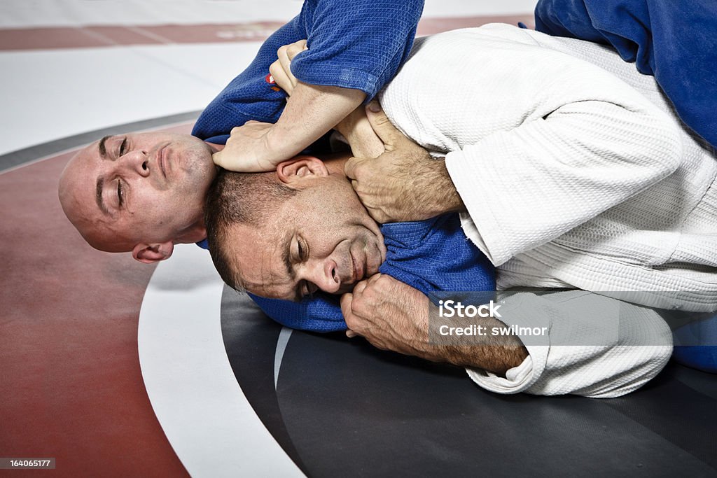 Jiu Jitsu Einreichung halten - Lizenzfrei Würgegriff Stock-Foto