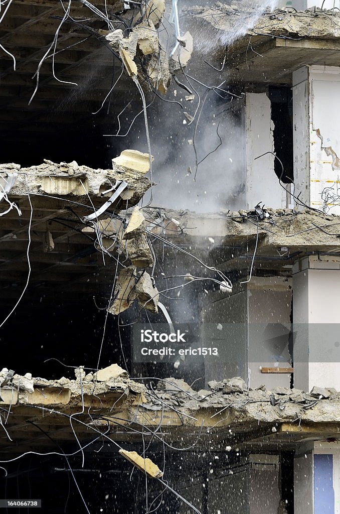 Falling Through Building Building Collapsing Or Falling Down Stock Photo - Download Image Now ...