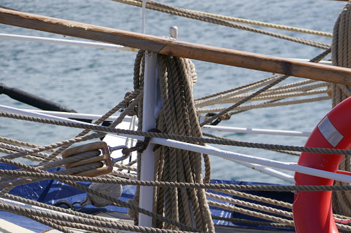 Details of sailing ships moored at A Coruña Port