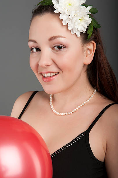 istock Girl with a ball 164067395
