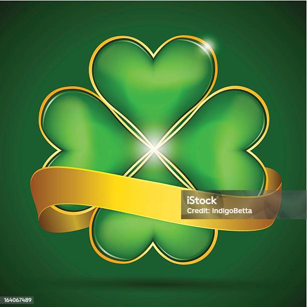 クローバーリーフゴールドのリボン - お祝いのベクターアート素材や画像を多数ご用意 - お祝い, アイルランド共和国, アイルランド文化