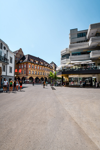 Main Street In The Center Of Bregenz, Austria