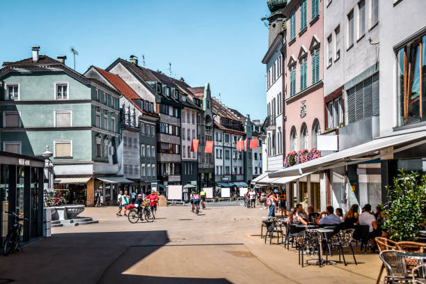 istock Sunny Day In The Center Of Bregenz, Austria 1640691533