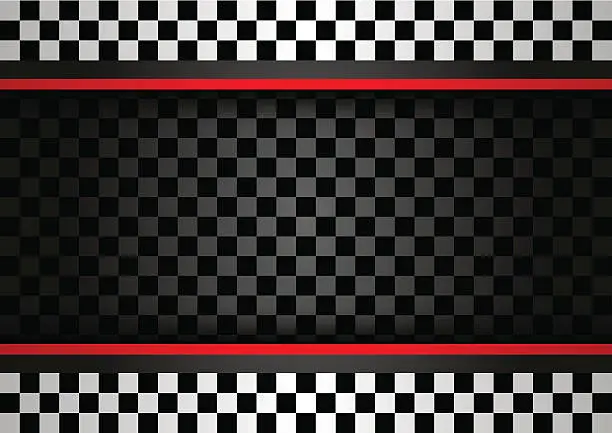 Vector illustration of Racing horizontal backdrop