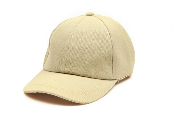 istock Light brown baseball cap isolated on white background. Casual style hat 1640719558
