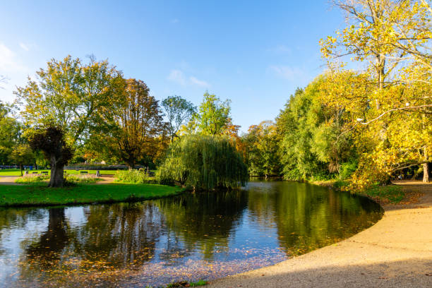 istock Vondelpark during autumn, Amsterdam, Holland 1640745159