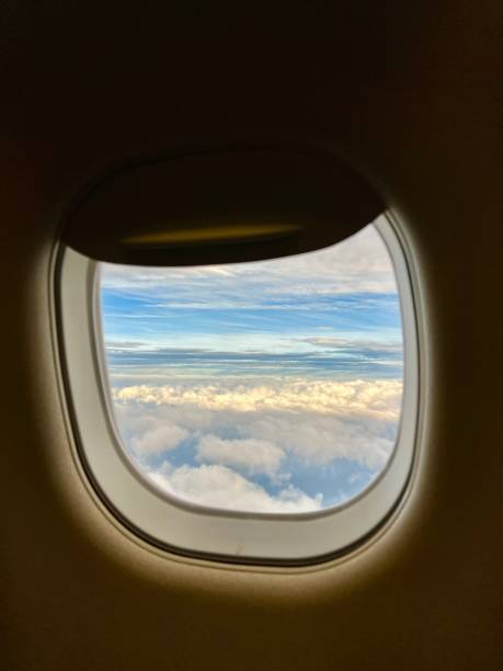 istock Beautiful Cloudy Sky View from Airplane, Colorado Sky 1640782472
