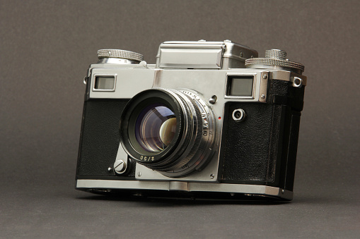 Vintage analog 35mm film camera