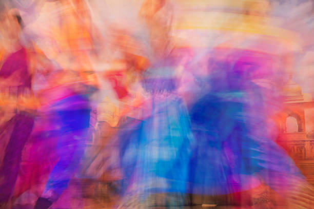 Indian dancer performs during the Festival of Chariots. The festival come from an ancient tradition in India.