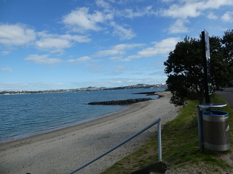 A nice small beach at Devonport in Auckland.