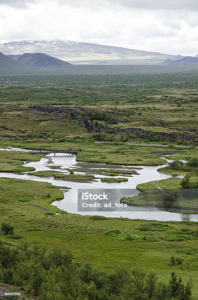 Islandia-Thingvellir National Park, Golden Circle - Foto de stock de Abeto libre de derechos