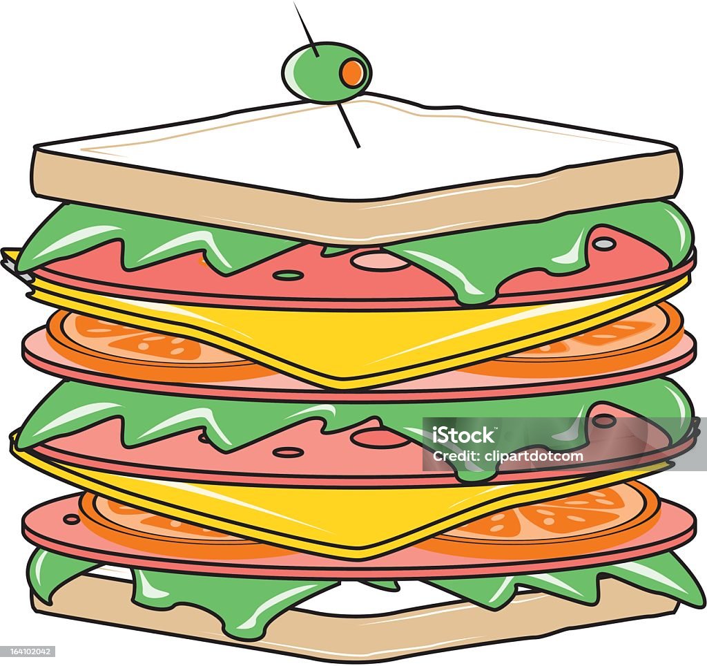 샌드위치 - 로열티 프리 샌드위치-음식 벡터 아트