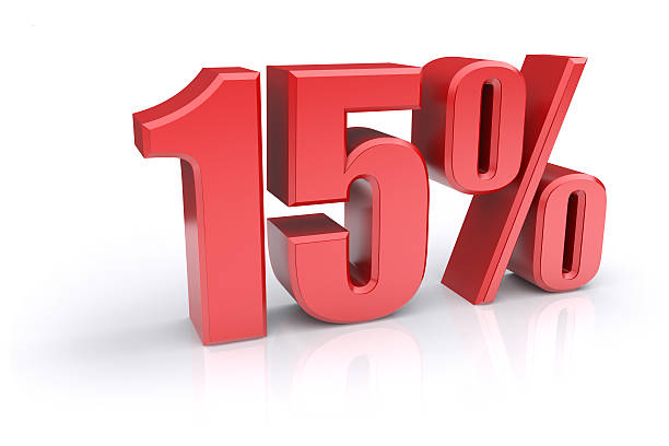 istock Fifteen percent sign 164104055