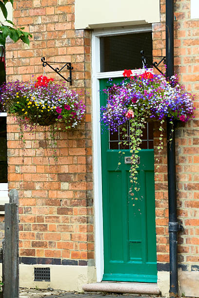 istock Door of cottage 164104453