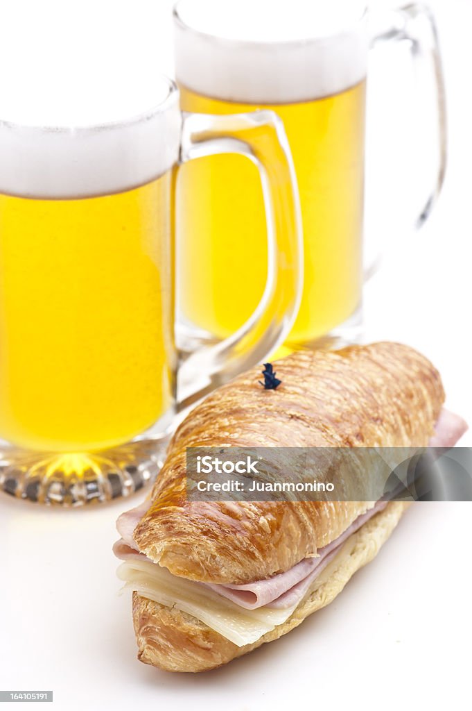 De jamón y queso croissant - Foto de stock de Alimento libre de derechos