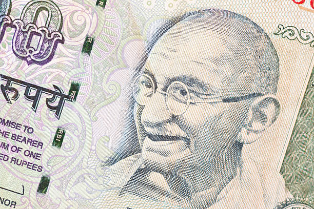 istock Gandhi image on 100 rupies indian banknote 164106558