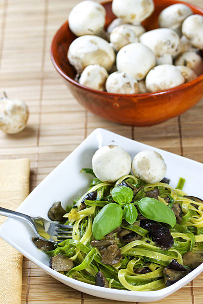 Tagliatelle with mushrooms