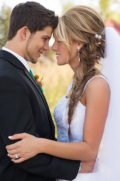 istock Bride and Groom on their Wedding Day 164107198
