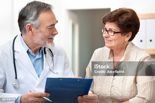 Medical Exam Stock Photo - Download Image Now - Doctor, Senior Adult, Patient
