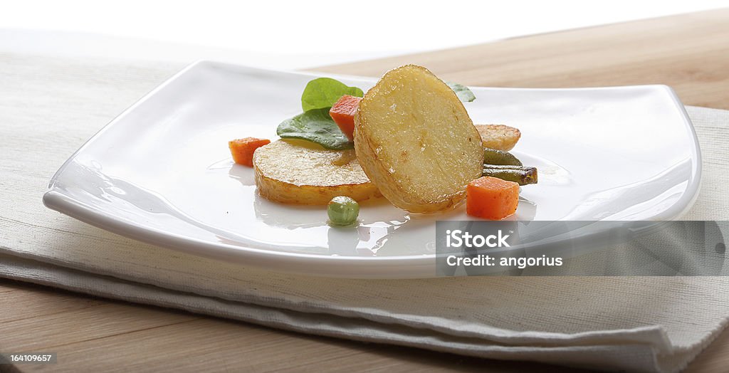 Batata frita - Foto de stock de Alface royalty-free