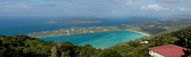 istock Panoramic view of Magens Bay 164110231
