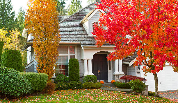 istock Residential Home during Fall Season 164110458