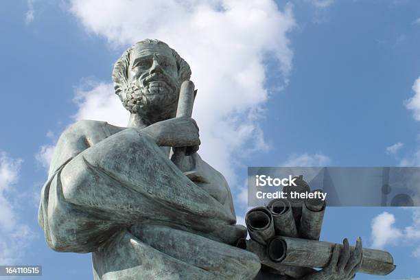 Statue Of Aristotle Stock Photo - Download Image Now - Aristotle, Philosopher, Statue