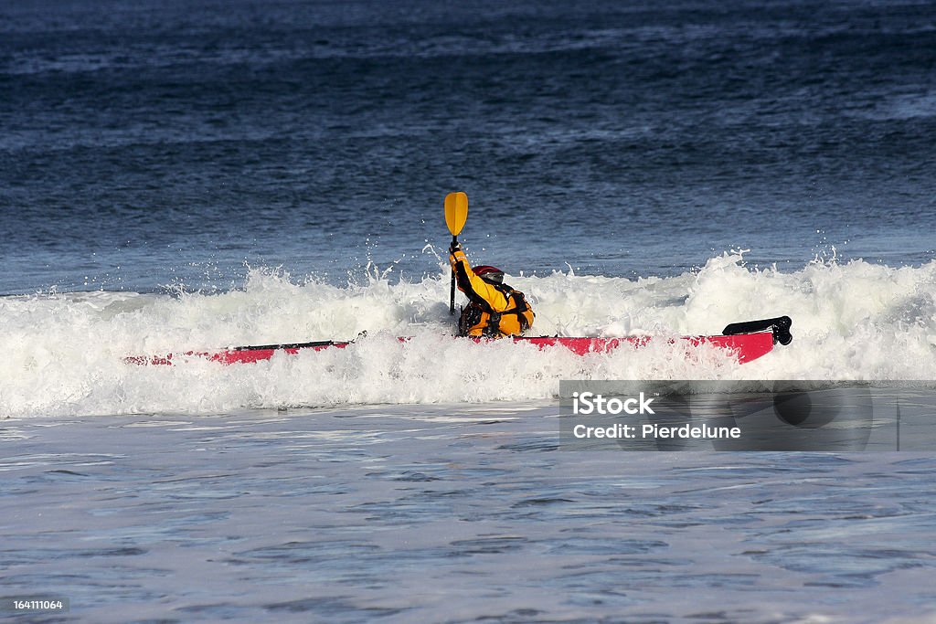 Caiaque Surf - Royalty-free Adrenalina Foto de stock